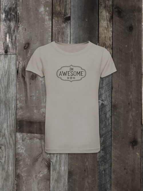 I'm awesome Girls short sleeve T shirt