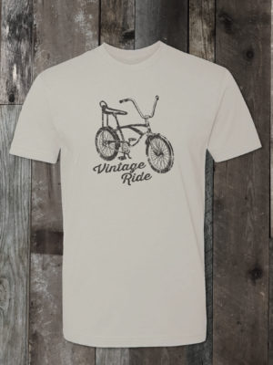 Men's short sleeve Tshirt Vintage Ride