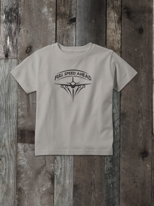 FULL SPEED AHEAD COTTON SHORT SLEEVE T-SHIRT