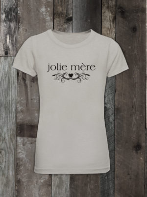 Women's short sleeve fitted tshirt jolie mere