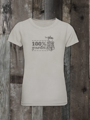 100% GROUNDED WOMEN'S T-SHIRT