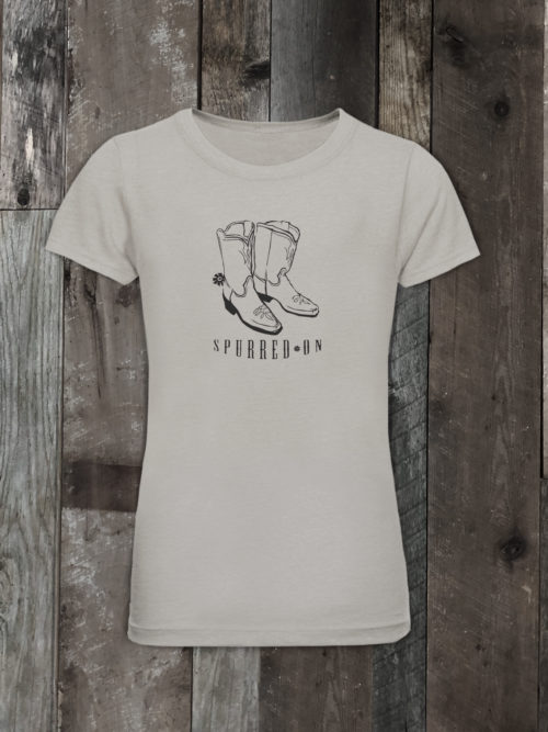 spurred on women's short sleeve t-shirt